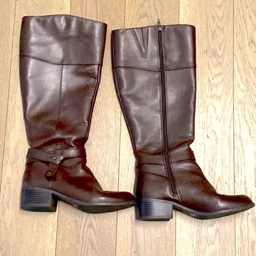 Women's Berniee Step 'N Flex Wide-Calf Riding Boots